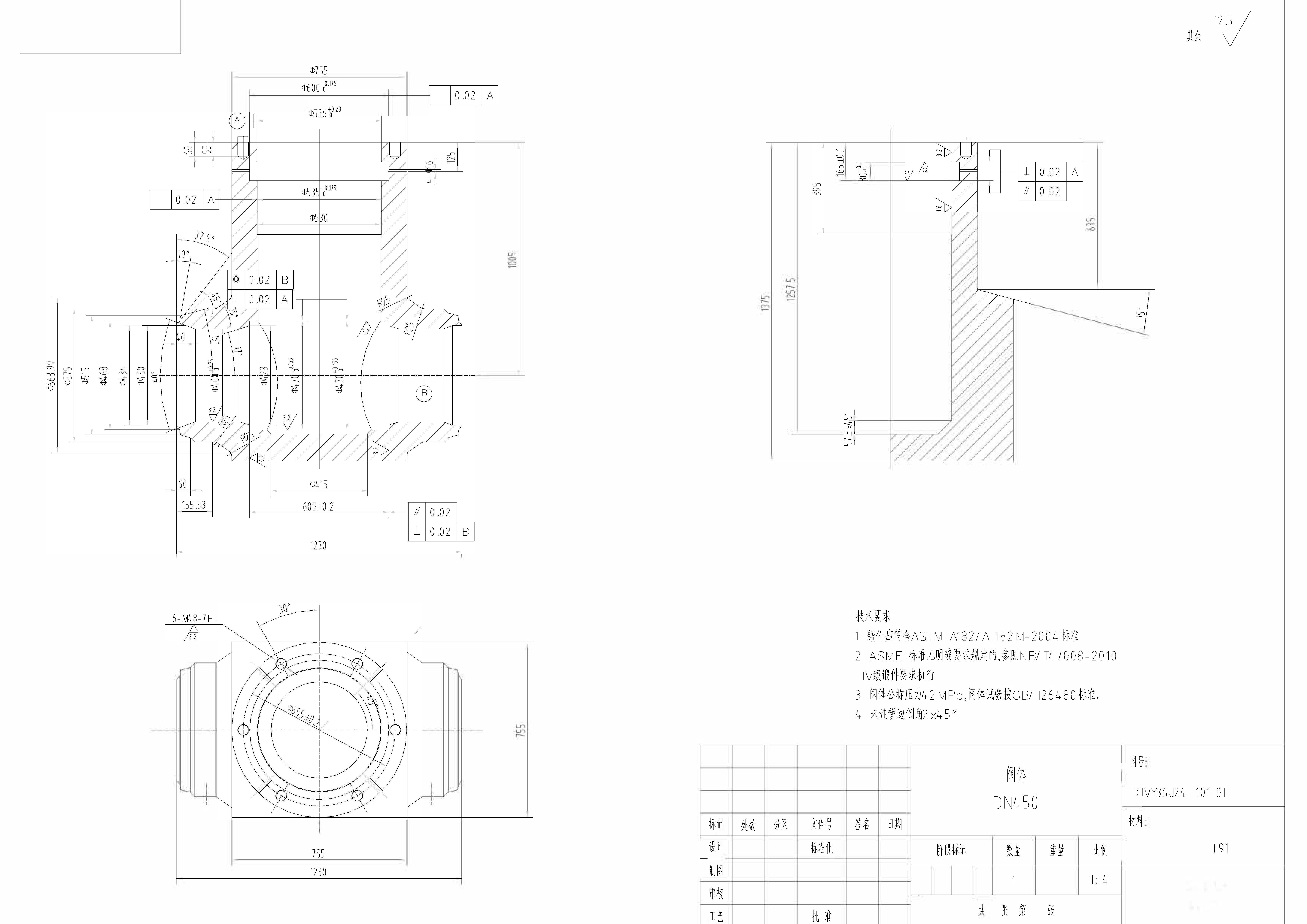 自由锻（阀体）