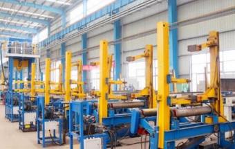 国内首条智能H型钢成型中心生产线全线贯通