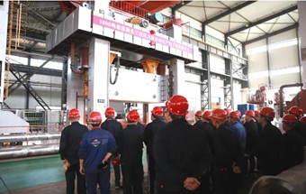 1600吨级进模多工位压力机自动生产线成功下线！