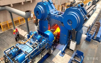 奥地利GFM2200吨径锻机在山东投产！