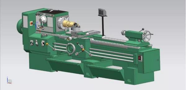 经典车床CA6140手绘图，这结构也太细致了！