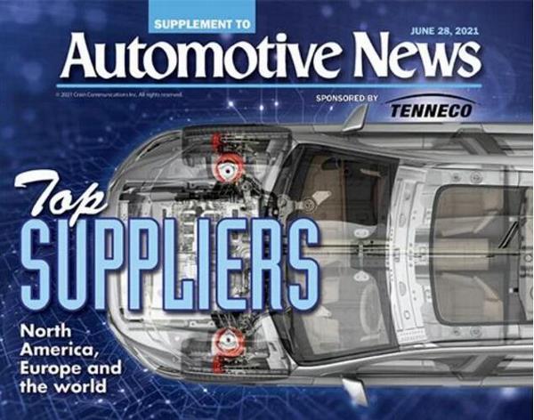 2021全球零部件百强榜出炉，中国企业新增一家