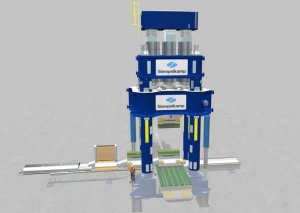 辛北尔康普7000吨自由锻压力机再次被选！